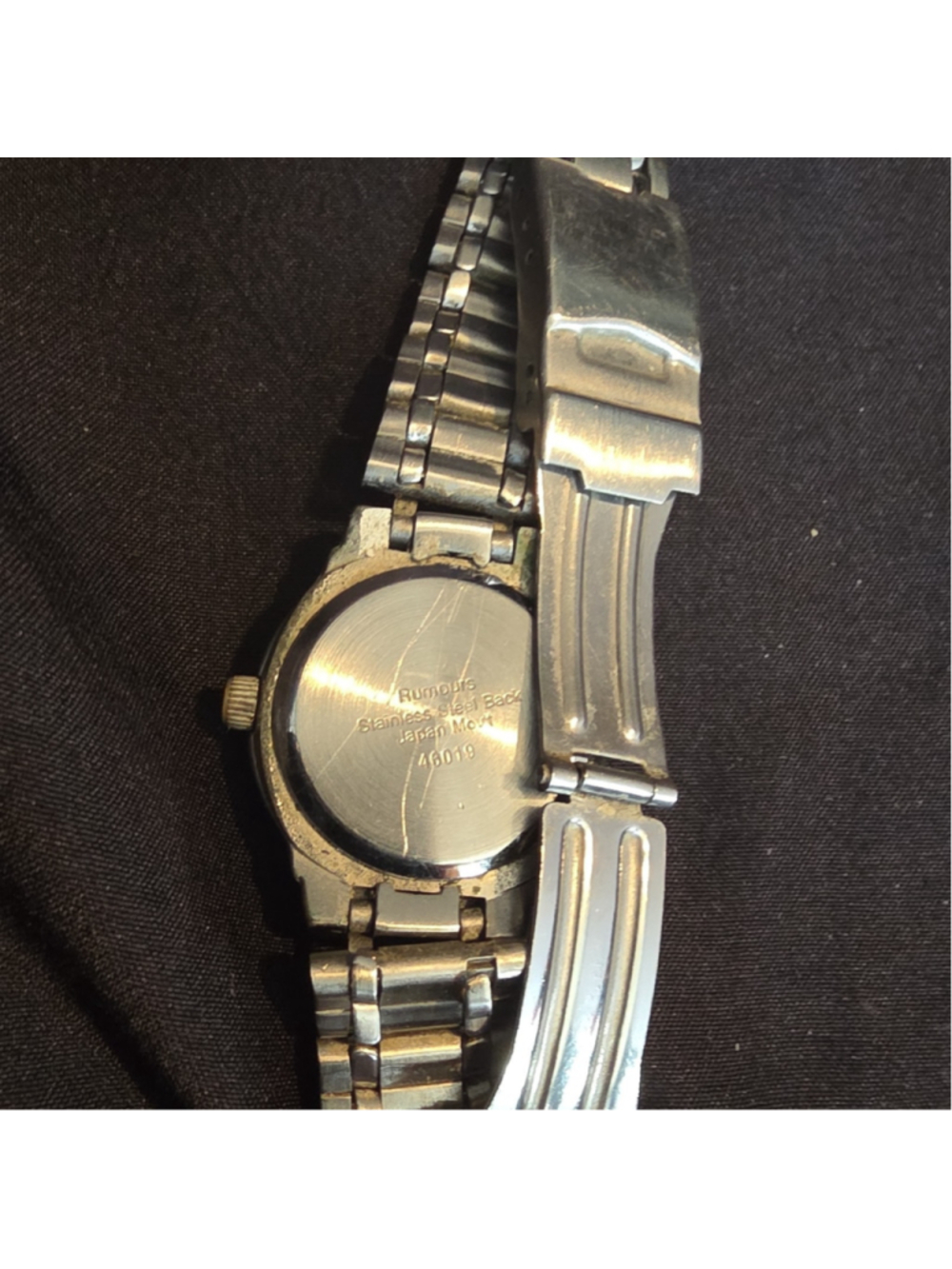 RUMOURS Quartz Analog SS Silver Dial Round Watch Silver Tone Bracelet - Picture 2 of 2